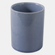 22612-02#4" Flower Applique Pencil Cup, Blue