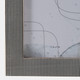 22623-01#5x7" Lines Resin Photo Frame, Black/white