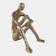 22627#8x4" Reading Man Figure, Gold