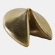 22661#5" Metal Fortune Cookie, Gold