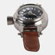 22764-01#8x5" Wristwatch Table Clock, Brown/silver