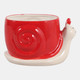 80465#8" Red Snail Citro Strawberry, Candle