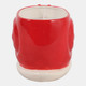 80465#8" Red Snail Citro Strawberry, Candle