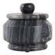 EV22729-01#5" Rennalt Small Carved Marble Jar