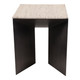 EV22740-01#25" Besancon Metal And Travertine Accent Table