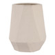 EV22745-01#8" Holdron Small Angular Vase, White