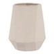 EV22745-01#8" Holdron Small Angular Vase, White