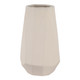 EV22745-02#11" Holdron Large Angular Vase, White