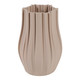 EV22751-02#11" Maisley Large 3d Printed Vase, Cream
