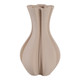 EV22752-01#12" Pinna Small 3d Printed Vase, Cream