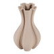 EV22752-01#12" Pinna Small 3d Printed Vase, Cream