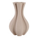 EV22752-02#16" Pinna Large 3d Printed Vase,cream