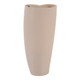 EV22753-01#11" Troca Small 3d Printed Vase,cream
