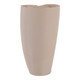 EV22753-02#13" Troca Large 3d Printed Vase,cream