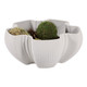 EV22755#13" Voluta 3d Printed Bowl, White