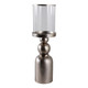 EV22760-01#32" Glenpool Small Silver Candle Holder