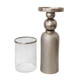 EV22760-02#36" Glenpool Medium Silver Candle Holder