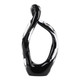 EV22768#14" Zelah Black Glass Sculpture
