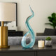 EV22770#18" Kanah Teal Glass Sculpture