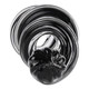 EV22773-01#19" Shamir Black Glass Ribbon Sculpture