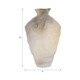 EV22774-02#15" Tirzah Large Cream Glass Vase