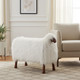 22781-03#44x33" Faux Fur Sheep, White/brown