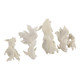 EV22808#S/5 8/10/12/14/16 Labette Quartz Resin Fish Wall D