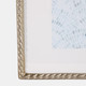 22848-02#8x10" Matted Photo Frame Rope Border, Gold