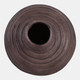 22862#19x18" Ridged Paper Mache Balloon Vase, Brown