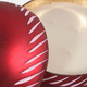 80540-02#6" 20 Oz Warm Vanilla Ornament Candle, Red/white