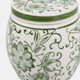 80304-01#5" 8.5oz Lavender Verbena Chinoiserie Candle,green