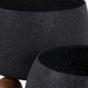 20400-03#S/2 9/11" Round Planters Wood Ball Feet, Black/nat