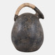 21364-01#Terracotta, 16" Rustic Jug W/ Woven Handle, Multi