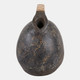 21364-01#Terracotta, 16" Rustic Jug W/ Woven Handle, Multi