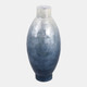 22939-01#20x9" Ombre Capiz Vase, Ivory/blue