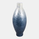 22939-02#24x10" Ombre Capiz Vase, Ivory/blue