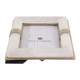 EV22954-03#4x6 Ascend Alabaster Photo Frame, Wht