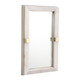 EV22964#17x11" Ascend Alabaster And Metal Wall Mirror Tray