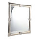 EV22968#32x36" Monnar Selenite And Metal Wall Mirror, Gold