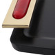 EV22980#17x8" Chauncey Black And Red Tray