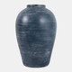22986-01#15x10" Terracotta Vase, Blue