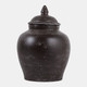 22989-01#12x8" Terracotta Jar, Rustic Brown