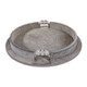 EV23003#16" Geneva Grey Hair On Hide Tray