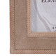 EV23006-01#4x6 Gilboa Tan Suede Photo Frame