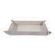EV23007#14" Girad Cream Suede And Hair On Hide Tray