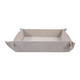 EV23007#14" Girad Cream Suede And Hair On Hide Tray