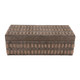 EV23008-02#16" Glenford Jute And Tan Suede Leather Box