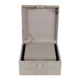 EV23013#S/2 7/9" Hamden Taupe Leather Boxes