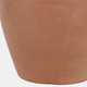 18254-04#6x5" Terracotta Bud Vase W/ Handles, Natural