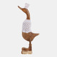 23042#20x6" Teakwood Winter Duck, Natural/white